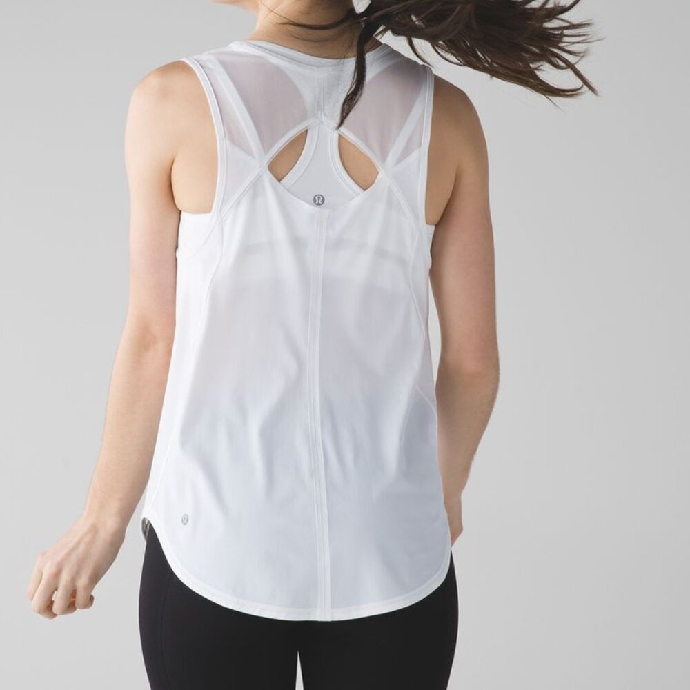 Lululemon Sculpt Tank White (First Release) SIZE 10